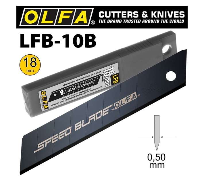 Olfa BLA LFB-5B 5 x Snap Off Speed Blades for Utility Knives