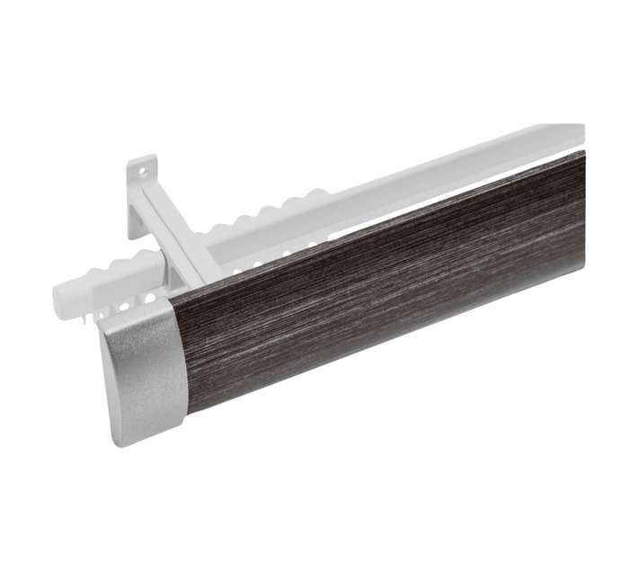 Finishing Touches Double Rod and Track - Slate (1500 x 64mm)