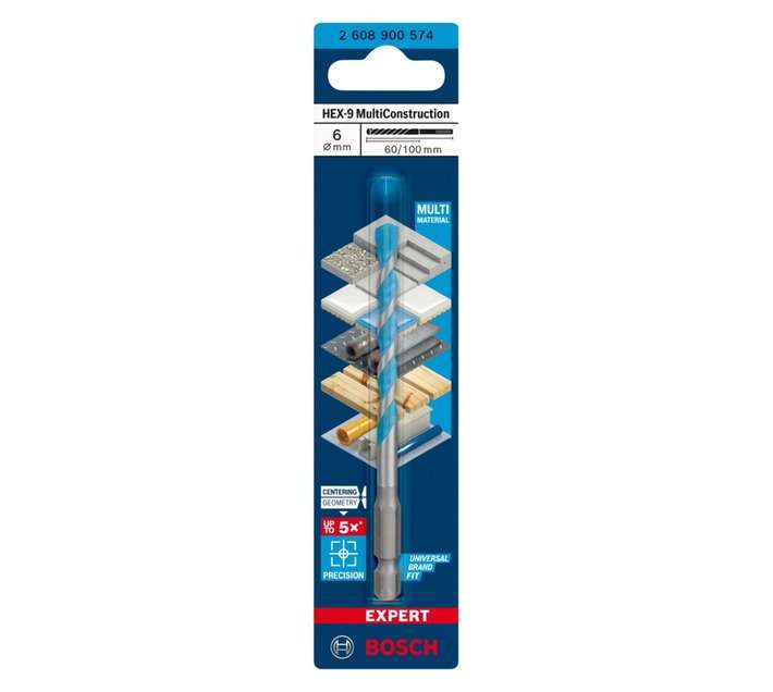 Bosch Multi-Purpose Construction Drill Bit (100 x 6mm)