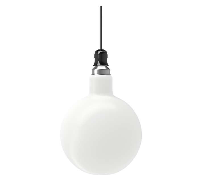 Design House Frosted Meduim Round LED Globe - White