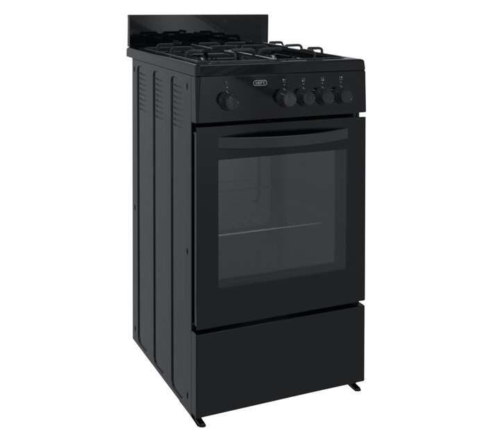 Defy 4 Burner Gas Hob and Oven Black SGG51001NB