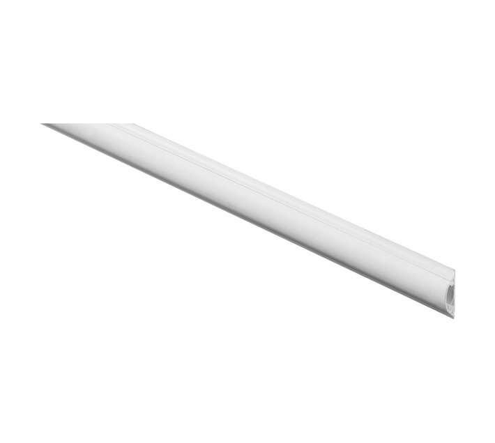 Proton Prepack H255 Half Moon PVC Trunking - White (2000 x 35 x 10mm)