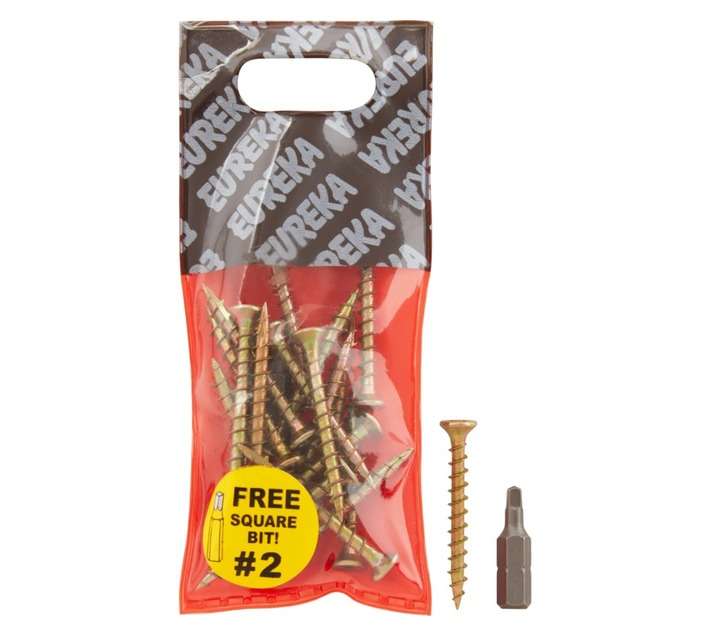 Eureka 1FD40U 4 x 40mm Cut Screw Full Thread (16 Pack)