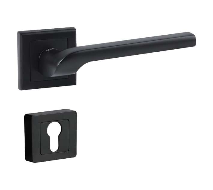 Yale Sienna Cylinder Door Handle - Matt Black