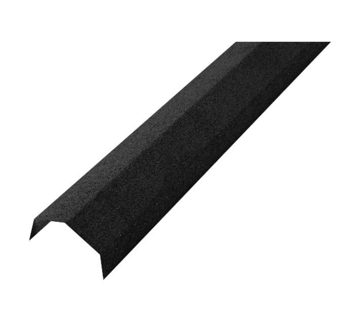Harvey Angle Ridge Cap - Black (1720 x 125 x 95mm)