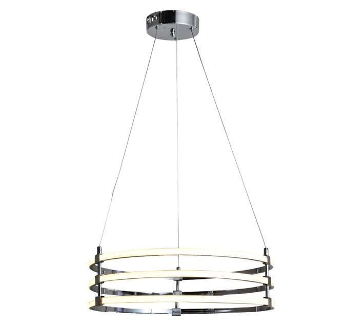 Radiant MD80483-3 Round Circles LED Pendant Light - Chrome (500mm)
