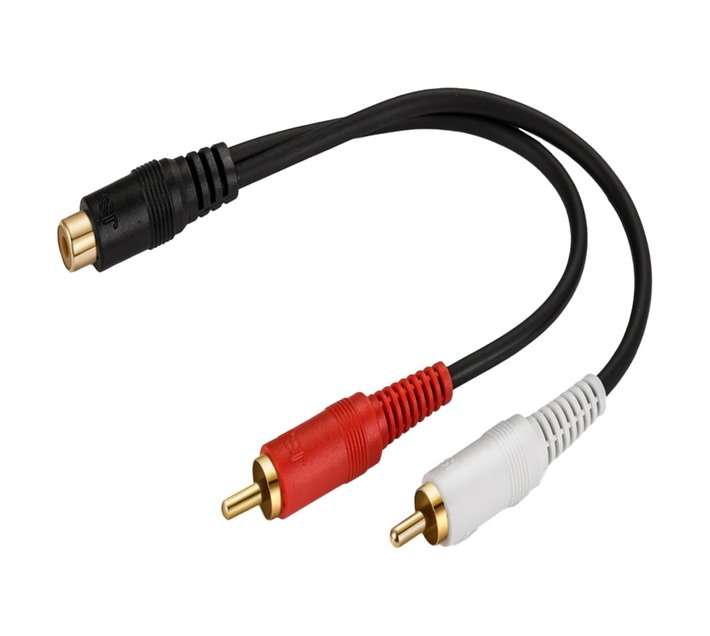 Comptronics 2 RCA to 1 RCA Connector (250mm)