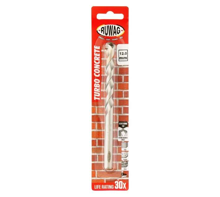 Ruwag 12mm Turbo Concrete Drill Bit