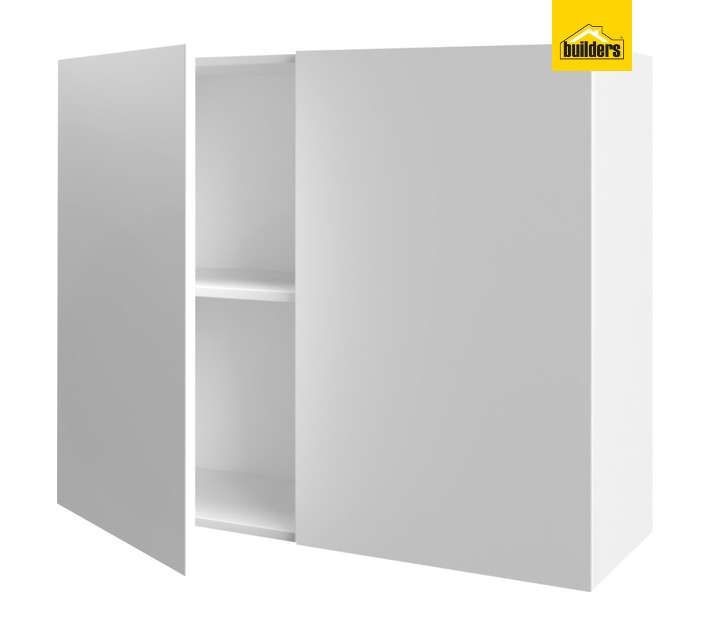 Home and Kitchen Melamine Top Cabinet Unit - White (900 x 300 x 720mm)
