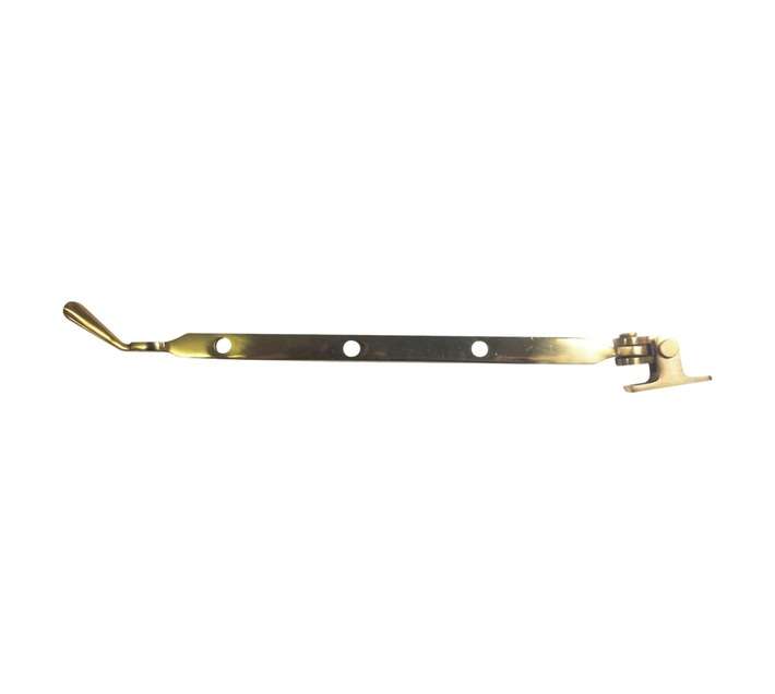 Euro Brass Fanlight Stay - Brass (250mm)