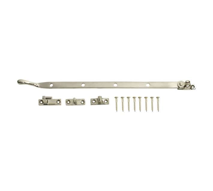 Dortello Fanlight Stay - Satin Nickle (300mm).