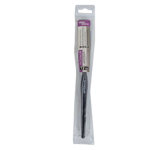 Fired Earth Interior Paint Brush - Grey (12mm)