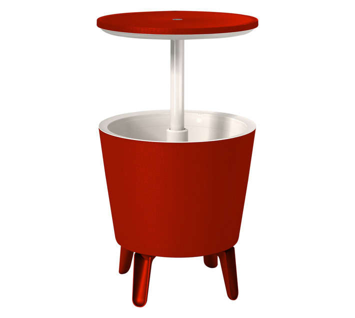 Keter Cooler Box - Coral Red/White