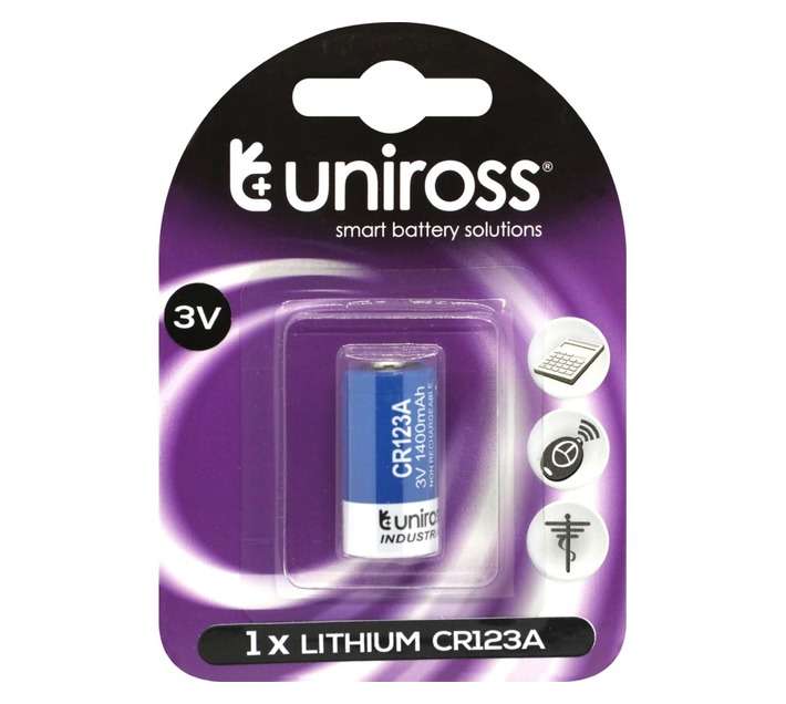 Uniross Lithium Battery (CR123A)