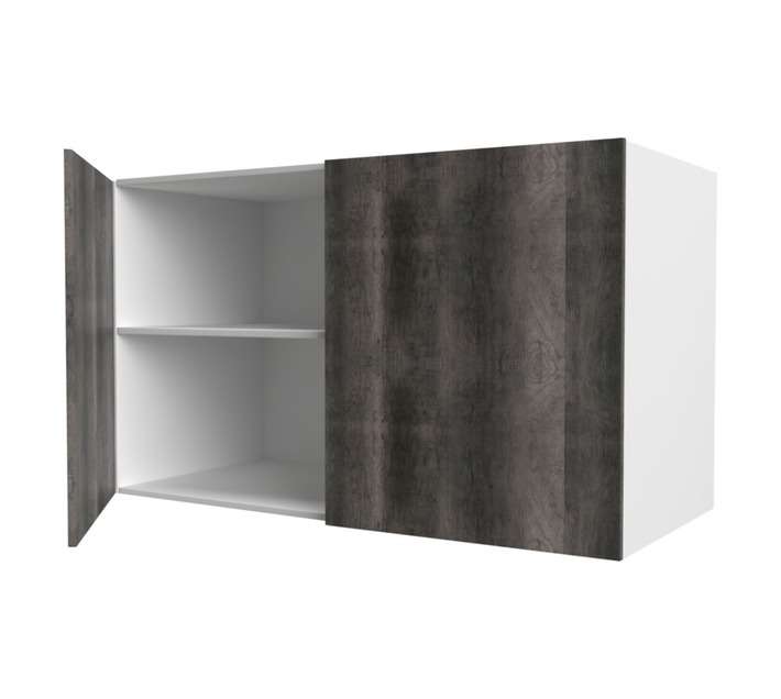 Home and Kitchen Wrapped Top Cabinet Unit - Monument Oak (1200 x 300 x 720mm)