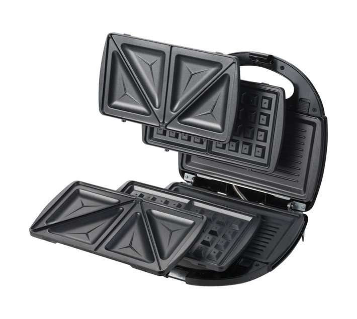 Kenwood Accent Collection Sandwich Maker - Black/Silver (750W)