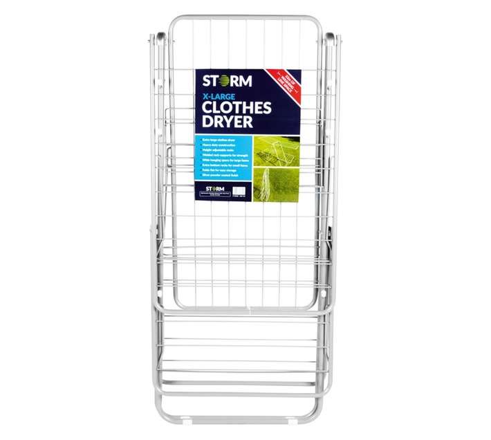Storm Extra Large Clothes Dryer - Silver (8.7Kg)