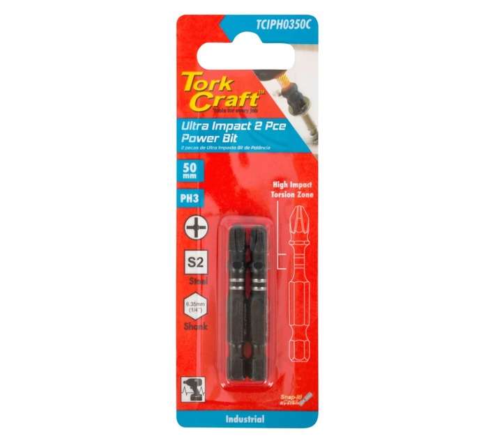 Tork Craft TCIPH0325C Philips PH3 Screwdriver Bit (25mm)