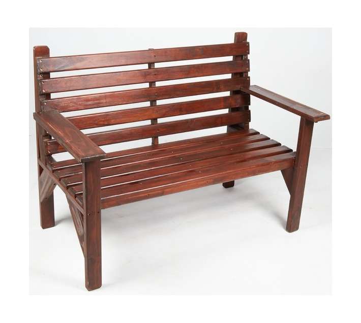 Wild Ways 2-Seater Bench - Imbuia (1200 x 650mm)