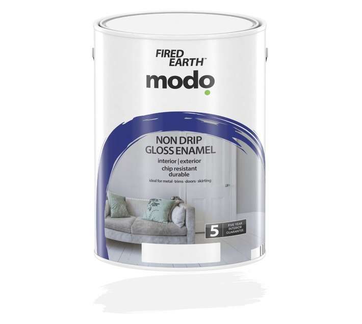 Fired Earth Modo Non Drip Gloss Enamel Transparent Base (1L)