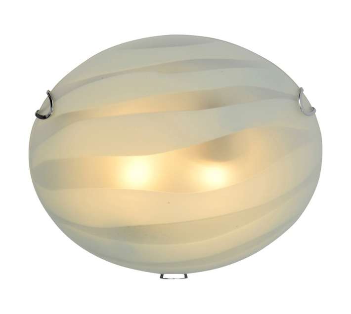 Radiant Zebra Ceiling Light - Chrome (250mm)