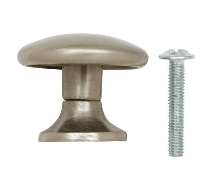 Home and Kitchen Mushroom Knob - Stainless Steel (30mm)