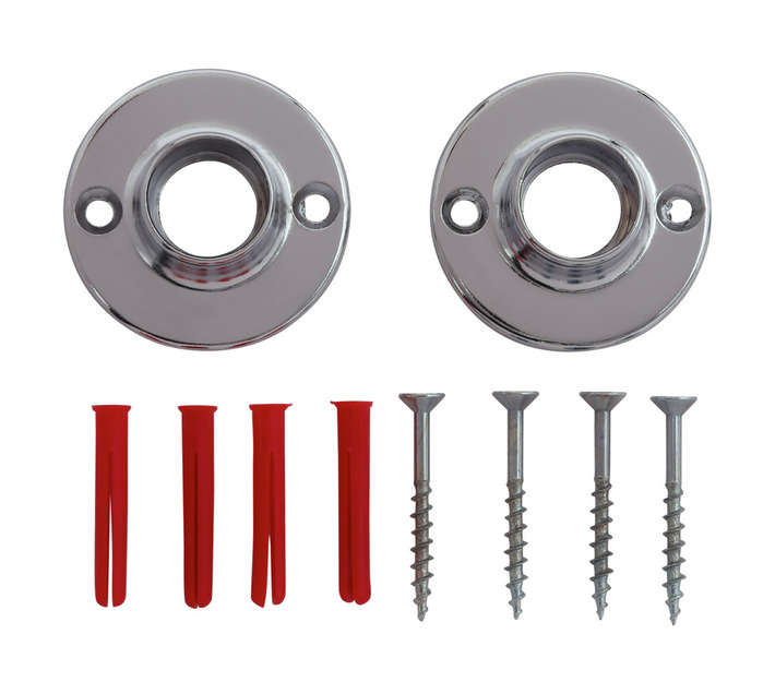 Side Bracket - Chrome (19mm) 2 Pack