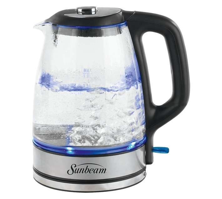 Sunbeam SDGK-170 1.7L Designer Glass Kettle - Black (2000W)
