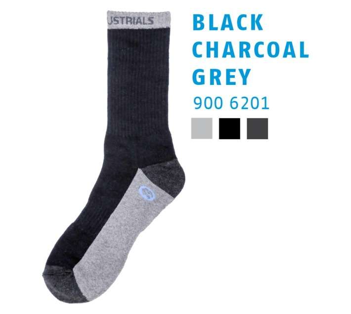 Bata Socks - Charcoal/Black (Size 10-14)