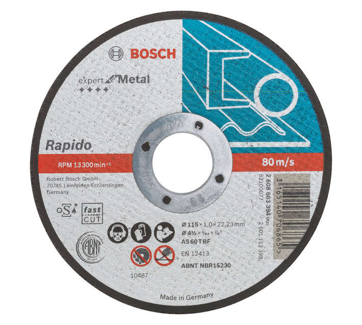 Bosch Metal Rapido Cut Expert 115 x 1.0mm