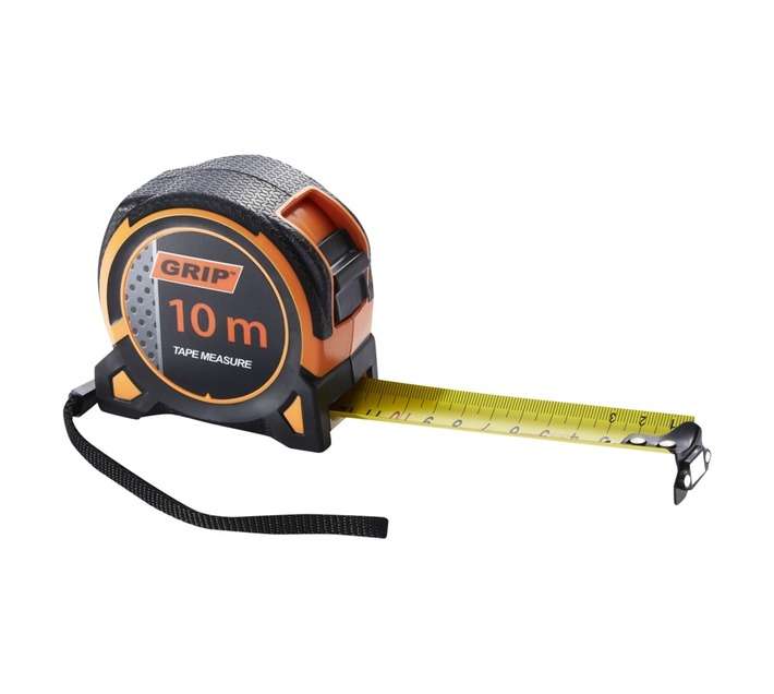 Grip Tape Measure - Black/Orange (10m)