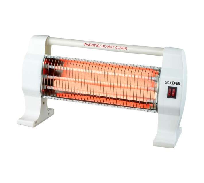 Goldair 3 Bar Electric Heater - White (1800w)