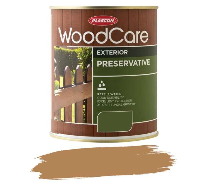 Plascon Wood Preservative - Teak (1L)