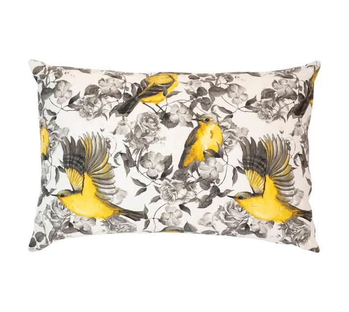 Meadow Scatter Cushions - Gold/Grey (500 x 500mm)