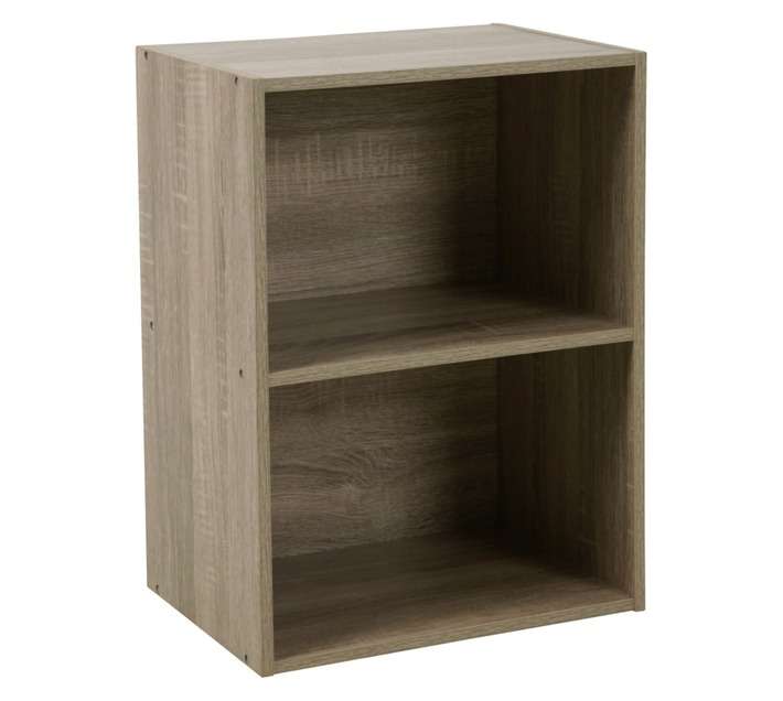 Home and Kitchen Iona Storage Cube - Grey Oak (400 x 290 x 540mm)