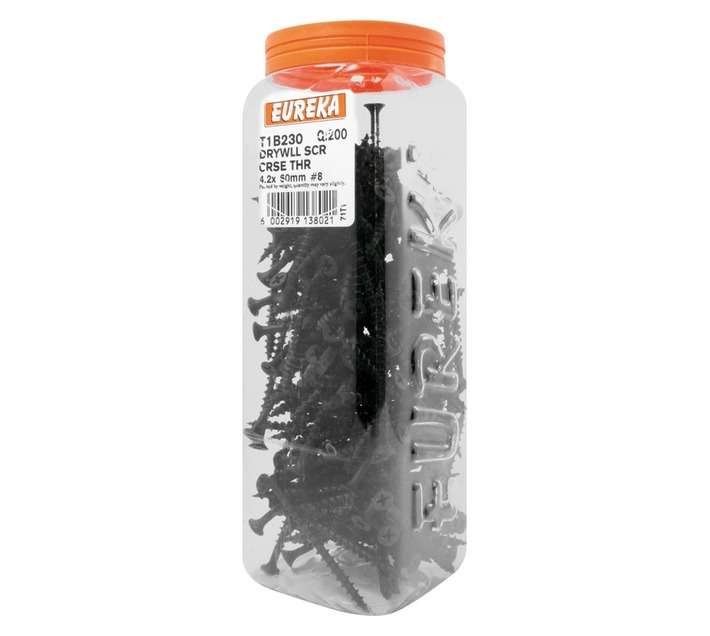 Eureka 200 x Coarse Drywall Screws (4.2 x 60mm)