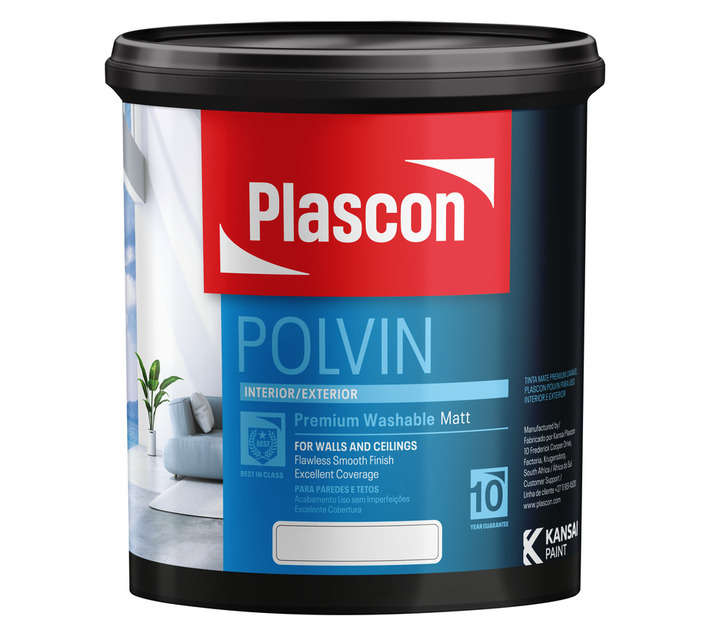 Plascon Polvin - White (1L)