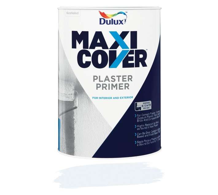 Dulux Maxicover Solvent Based Plaster Primer - White (5L)