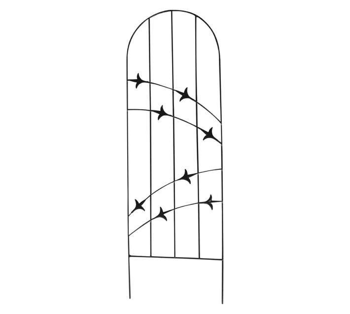 First Dutch Brands Small Metal Trellis Arrow Design - Black (300 x 900mm)