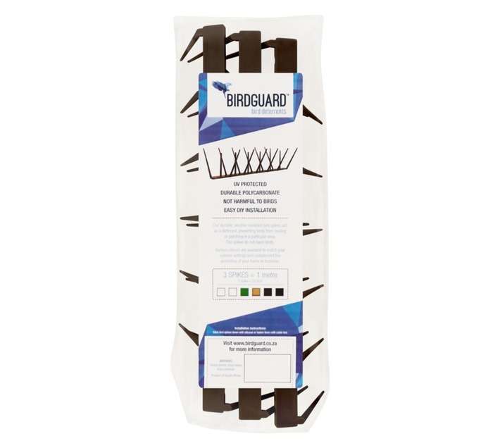 Birdguard 3 x Bird Spikes - Brown (1000mm)