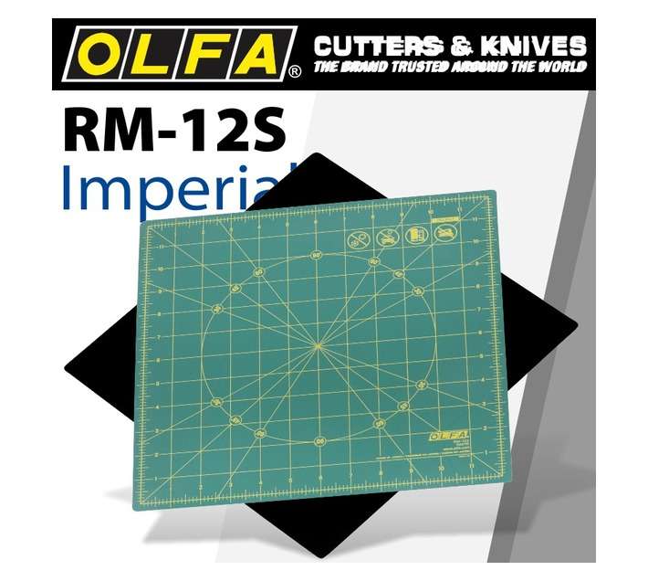 Olfa Inches Grid Rotating Mat (300 x 300mm)