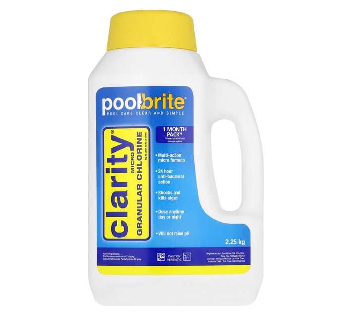Poolbrite Clarity Micro Granular Chlorine (2.25Kg)