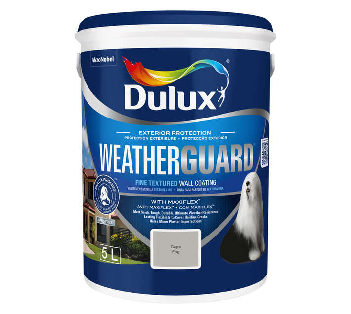 Dulux Weatherguard Fine Textured - Cape Fog (20L)