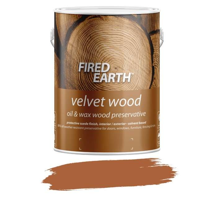 Fired Earth Velvet Wood Hard Wood - Ruba (5L)