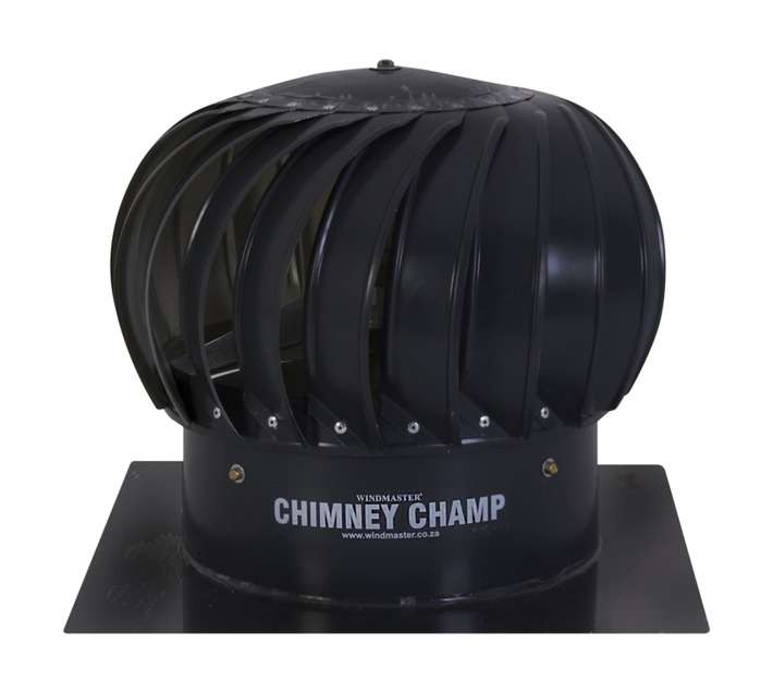 Windmaster Chimney Champ (350mm) Black