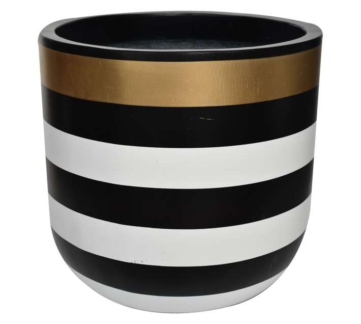 Golden Medium Zebra Pot (300 x 300mm)