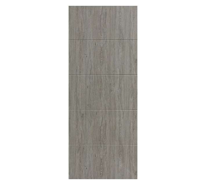 Doortec Paris Laminate 4 Line Deep Groove Door - Oak Green/Grey (813 x 2032 x 40mm)