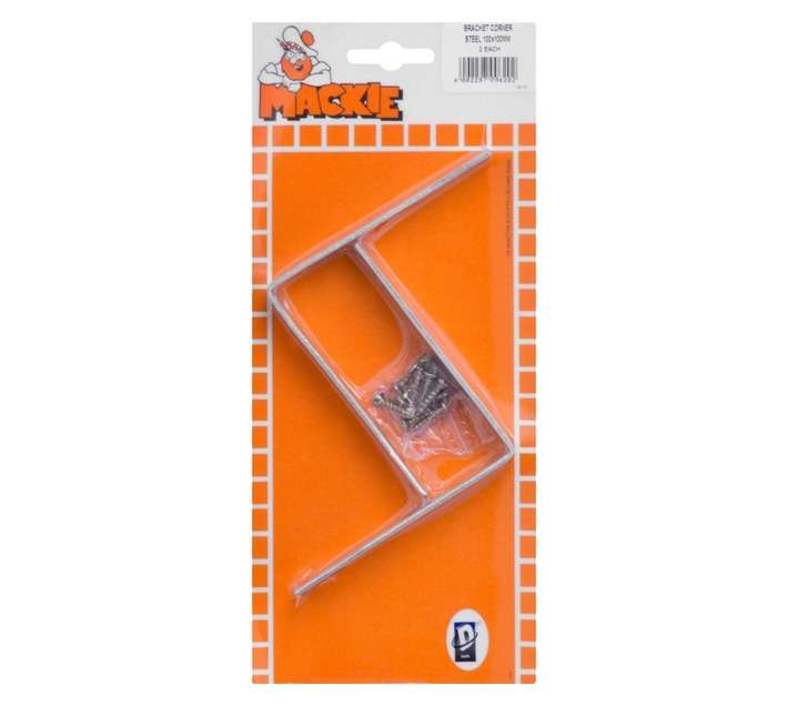 Mackie Corner Brace - Electrogalvanised (100 x 100mm)