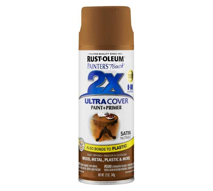 Rust-Oleum Spray Paint Touch 2X Ultra Cover - Satin Nutmeg (340g)