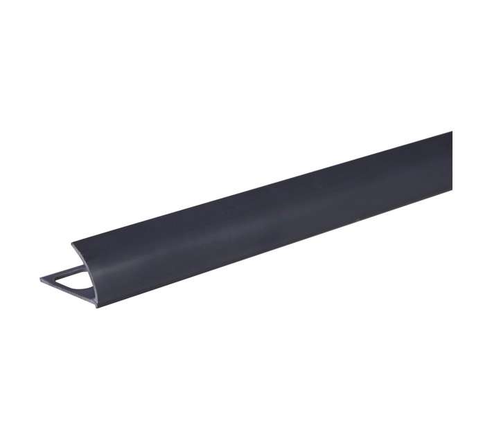 Decoline TFC PVC Round Edge Trim - Midnight Grey (2600 x 12mm)